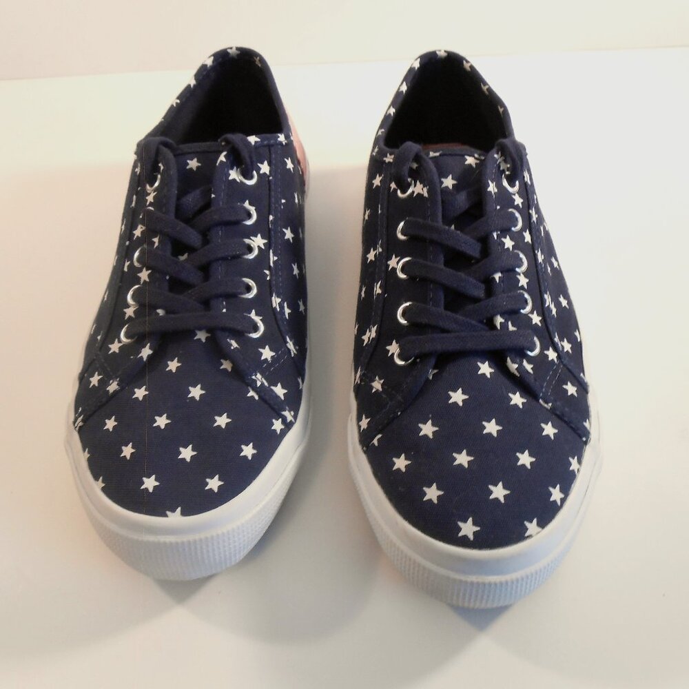 Old Navy Stars & Stripes Canvas Sneakers/ Size 9/ Patriotic Print